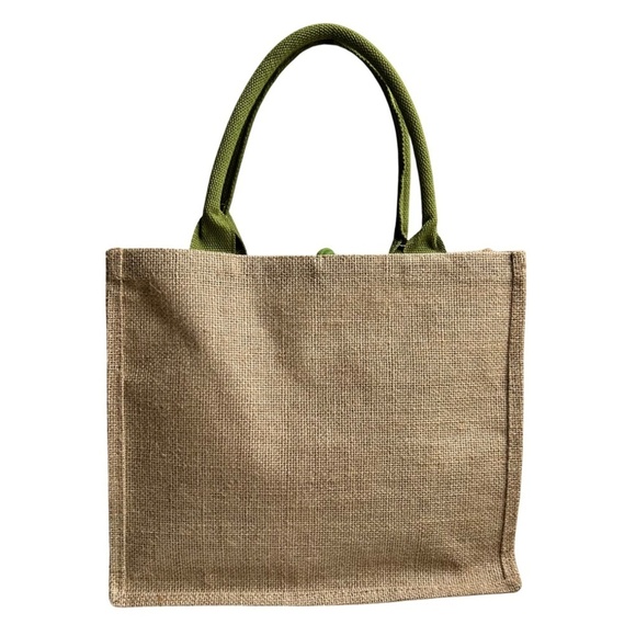 NWOT Hello Weekend Natural Jute Summer Beach Tote Bag - Picture 7 of 8